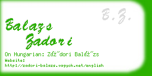 balazs zadori business card